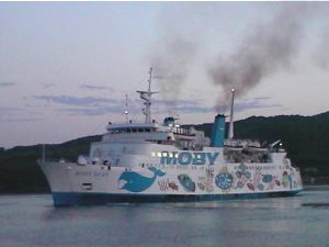 traghetto Moby Lines avaria