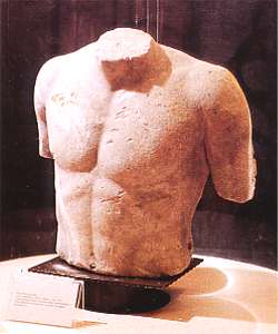 portoferraio linguella torso in marmo busto