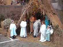 presepe rio capanna piccola