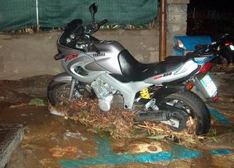 moto alluvione