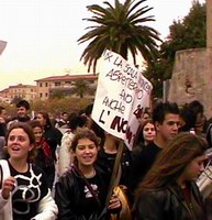 manifestazione studenti