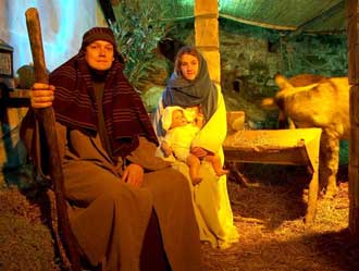 presepe campo gesù bambino