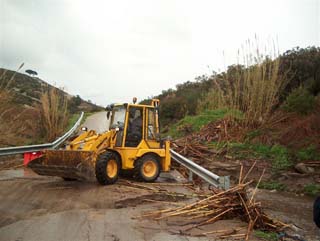 vallebuia alluvione ruspa