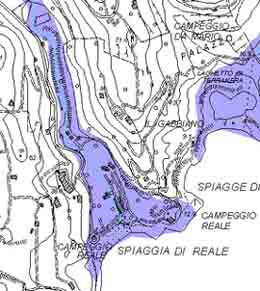 carta rischio idrogeologico reale porto azzurro