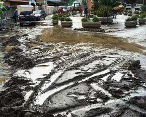 bagnaia alluvione piazzale