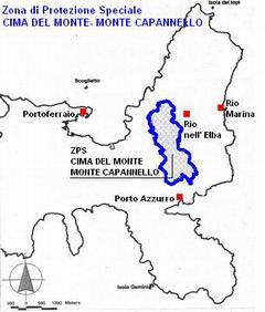 mappa monte capannello zps