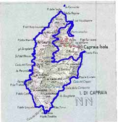 mappa capraia zps