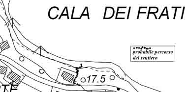 mappa cala dei frati