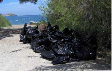 pulizia spiaggia prade 2006 5