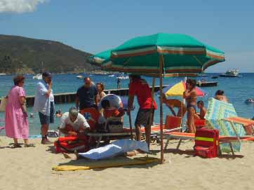 Morto in spiaggia campo 2