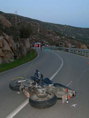 incidente falleni fetovaia 3 moto e salma