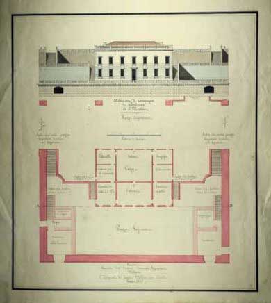 Napoleone pIanta e prospetto